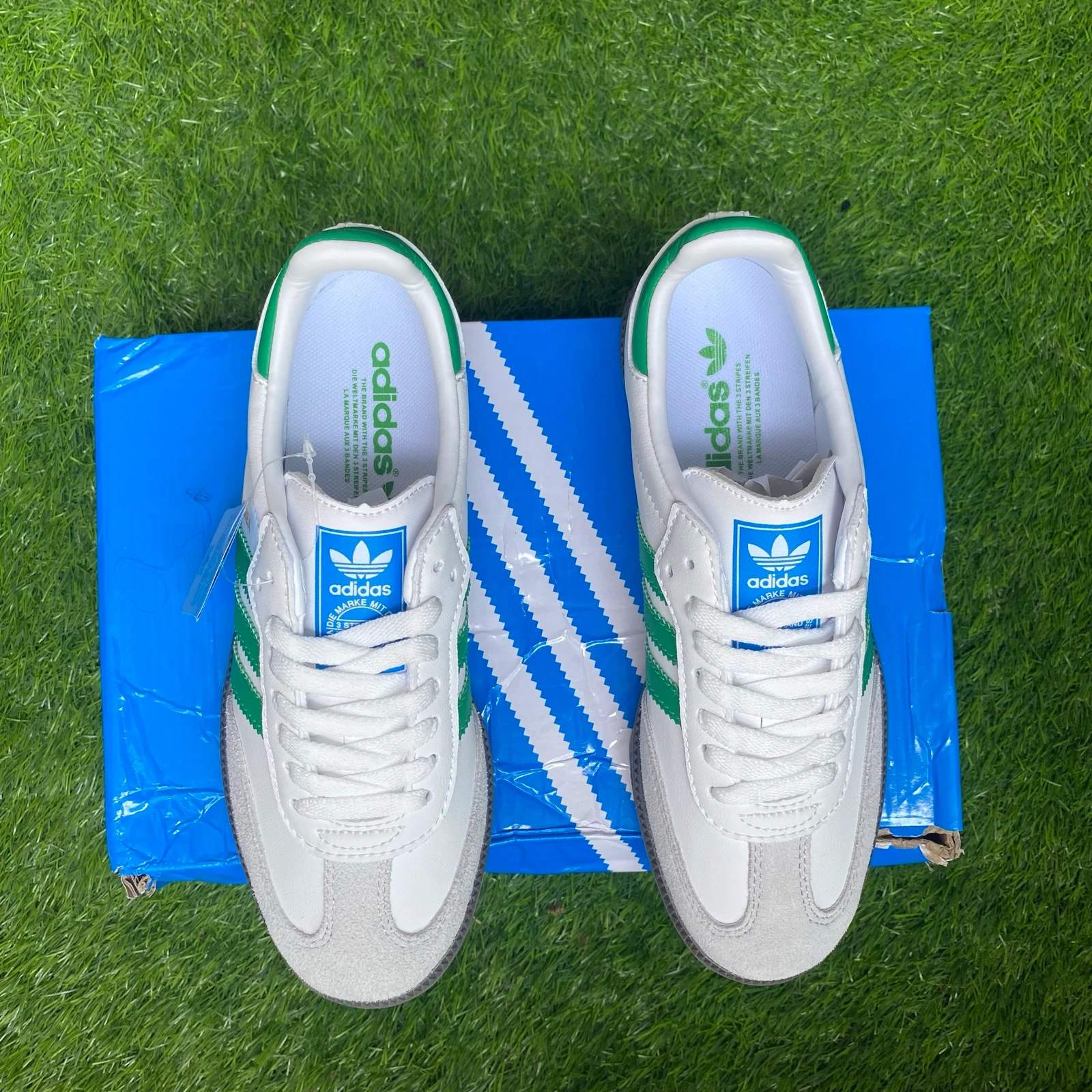 Adidas Samba OG Brancas Verdes | Tamanho 39 | Novas | Com Caixa – photo 8
